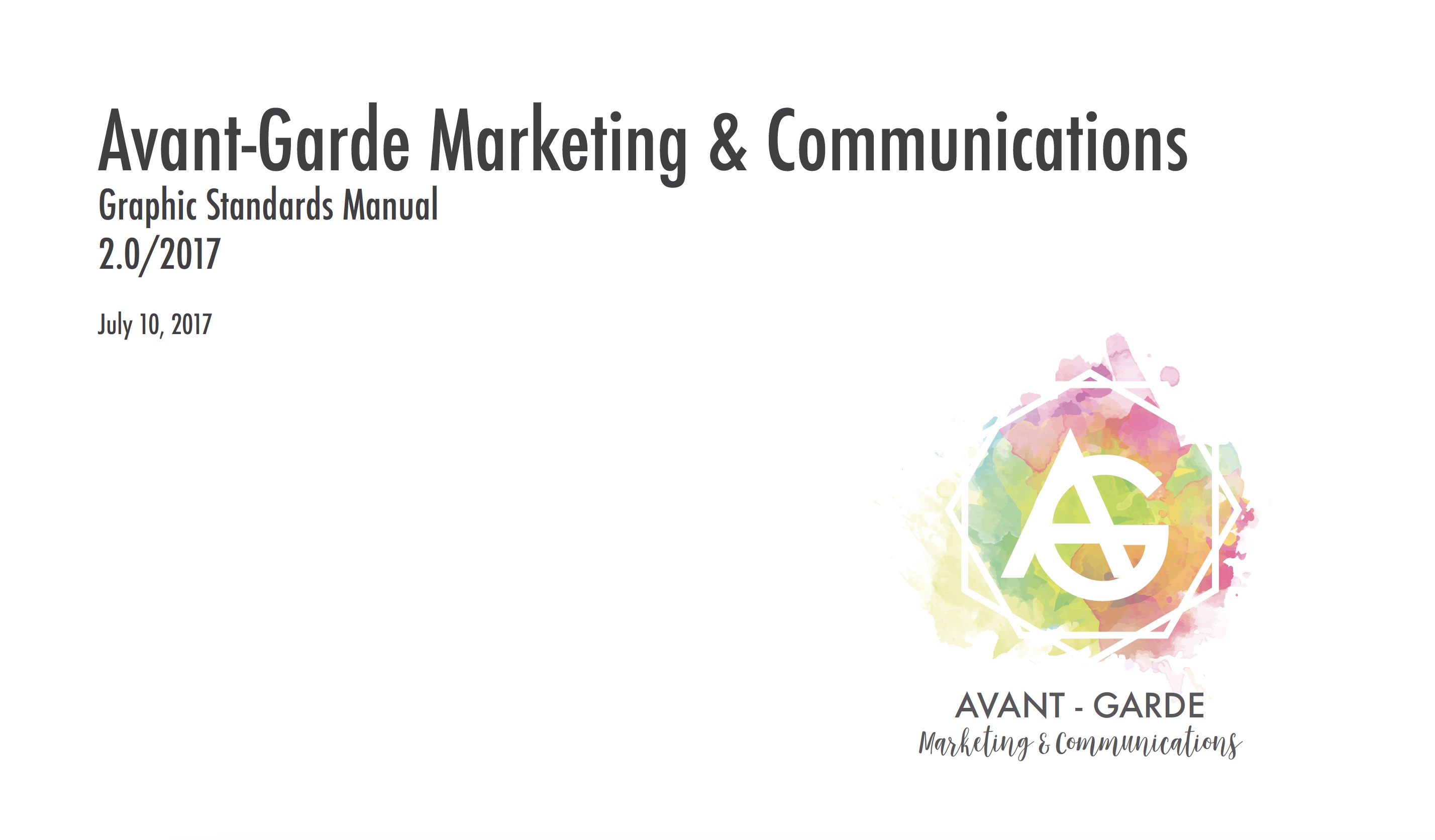 Avant-Garde Branding Guidelines